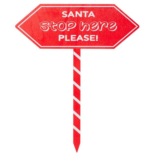 Panneau de Noël extérieur à planter