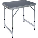 Table r&eacute;glable pieds t&eacute;lescopiques 60x45x60cm gris