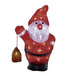 P&egrave;re-No&euml;l lumineux avec lanterne 35 LED rouge et blanc