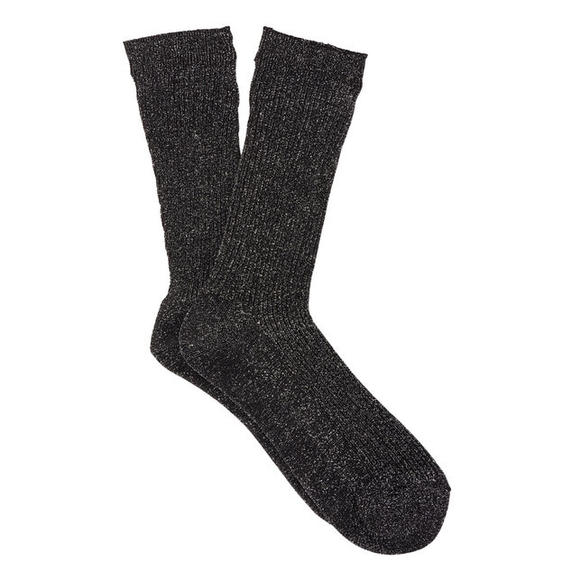 Chaussettes femme tige haute paillette T36/40 (2 modèles)