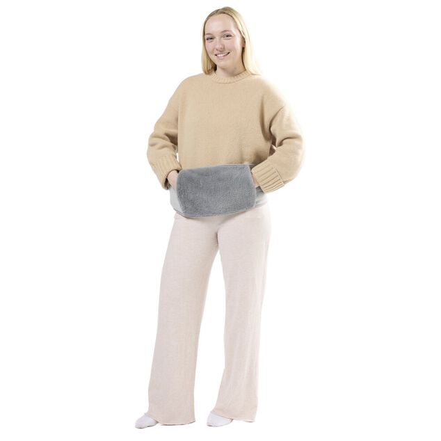 Ceinture bouillote amovible 1,5L housse grise L75cm