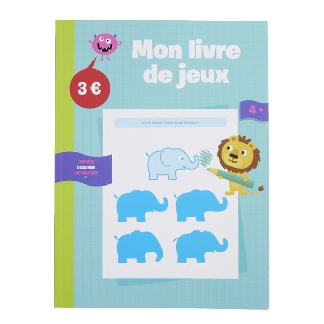 Mon livre de jeux - D&egrave;s 4 ans