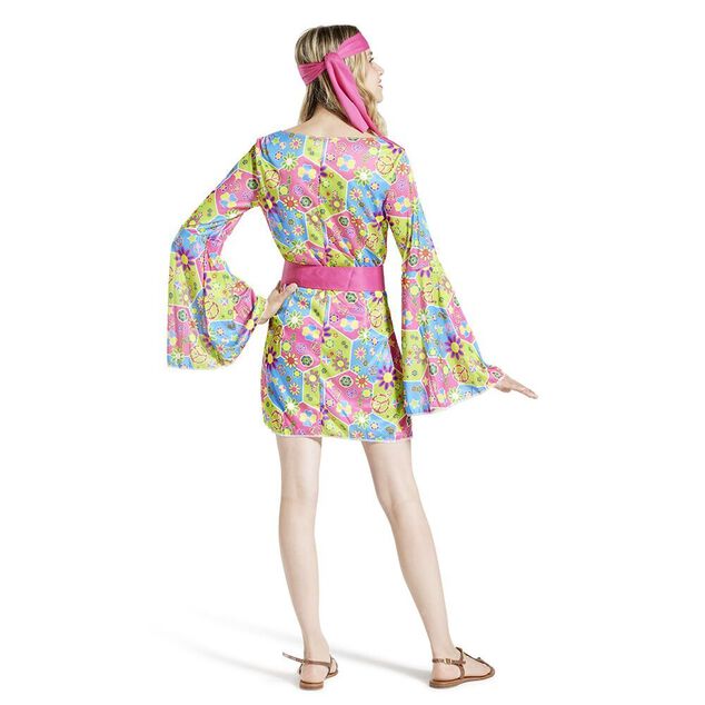 D&eacute;guisement femme hippie robe - Taille M