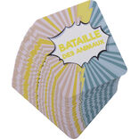 Jeu bataille des animaux de la jungle en bois 50 cartes