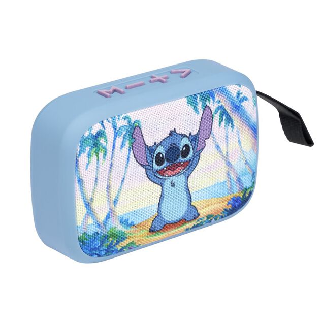 Enceinte portable bluetooth Disney Stitch plastique bleue 16x7xH18cm