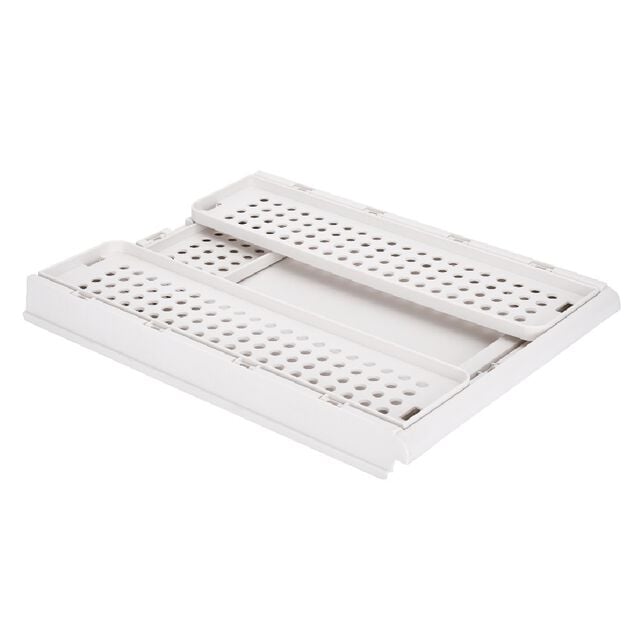 Rangement dressing superposable coulissant blanc petit mod&egrave;le