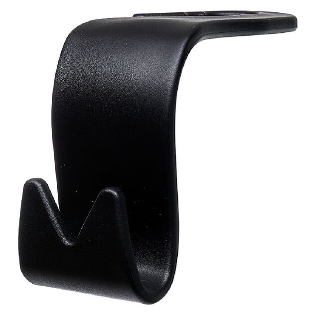 Crochet rangement appuie-tête noir double (2 pièces)