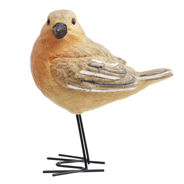 Figurine oiseau en résine 9x5xH10cm (3 modèles)