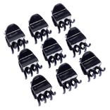 Mini pince &agrave; cheveux noir L1,5cm x9