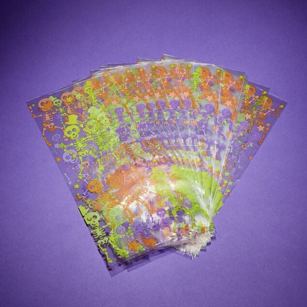 Sachet &agrave; bonbons pour Halloween x25 (3 mod&egrave;les)