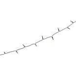 Guirlande électrique Diamants 40 Led Blanc chaud clignotant 3,9 m