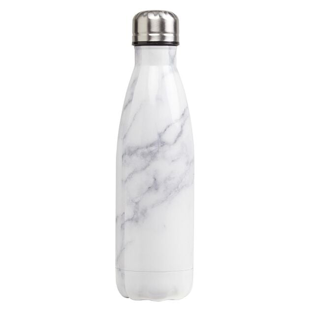 Bouteille isotherme inox blanc 500ml