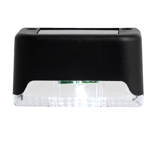 Lot de 3 lampes éclairage sol et escalier LED blanc froid