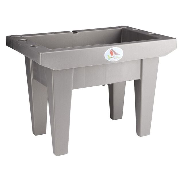 Jardini&egrave;re enfant en plastique gris