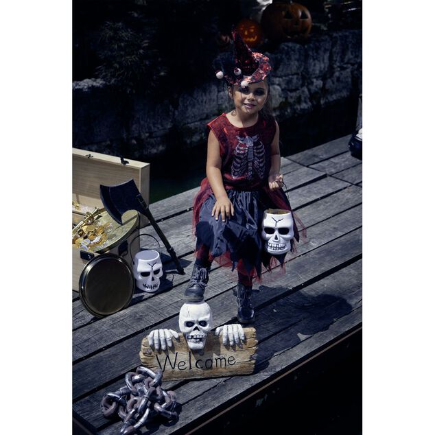 D&eacute;guisement enfant Halloween pirate robe 7/10 ans