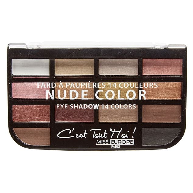 Palette Ombre paupi&egrave;re x14 teintes chocolat brun n&deg;01
