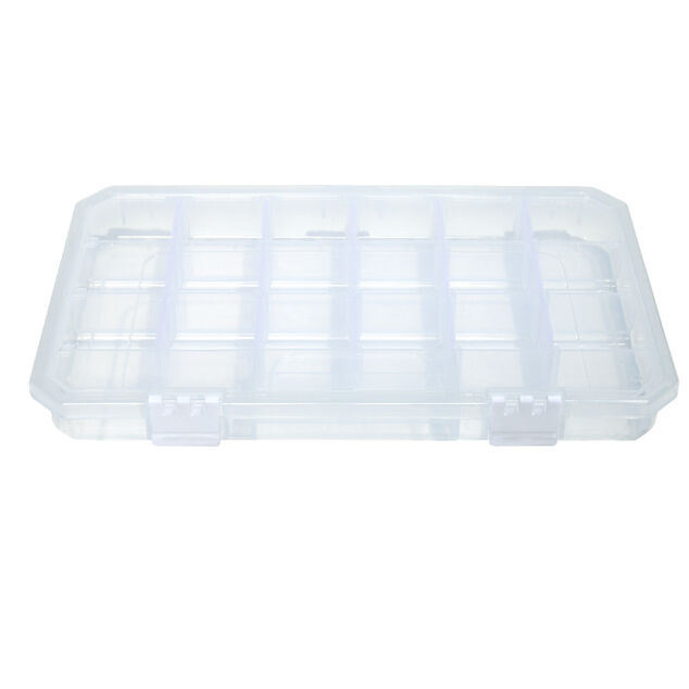 Bo&icirc;te de rangement pour vis et quincaillerie 24 compartiments 22,5x36cm