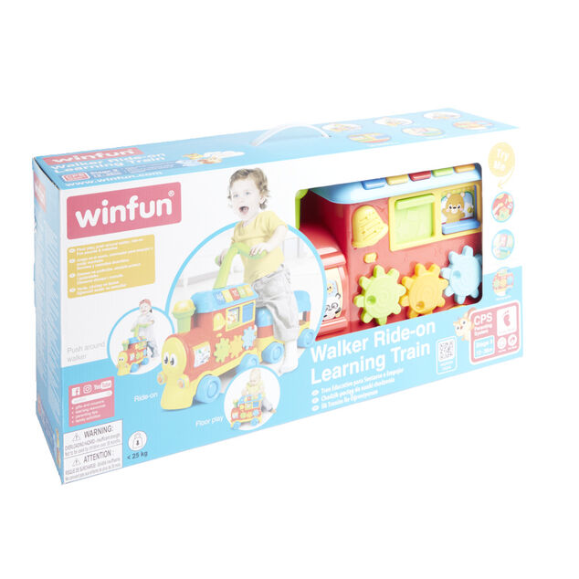 Porteur train &eacute;ducatif L71xH46cm