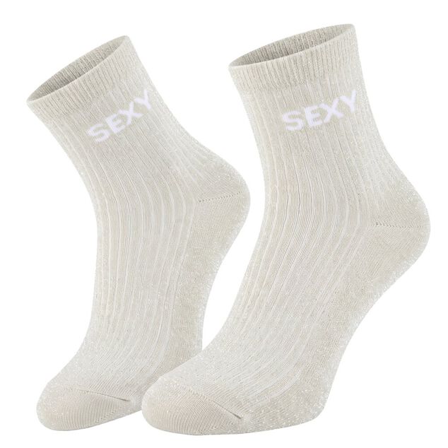 Chaussettes femme paillett&eacute;es message girly taille unique (plusieurs mod&egrave;les)
