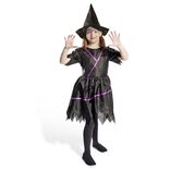 D&eacute;guisement enfant Halloween sorci&egrave;re robe chapeau 4/6ans