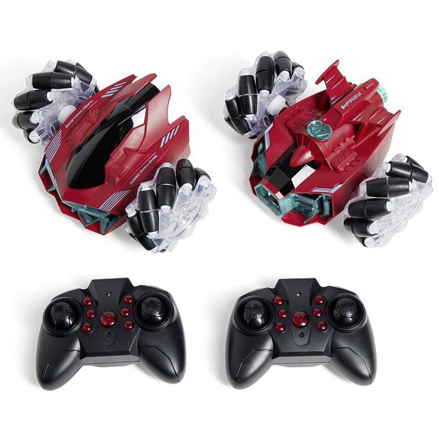 Voiture radiocommandée 2 en 1 effets sonores et visuels