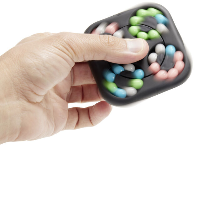 Jeu de casse t&ecirc;te avec perles 4 couleurs 10x10cm