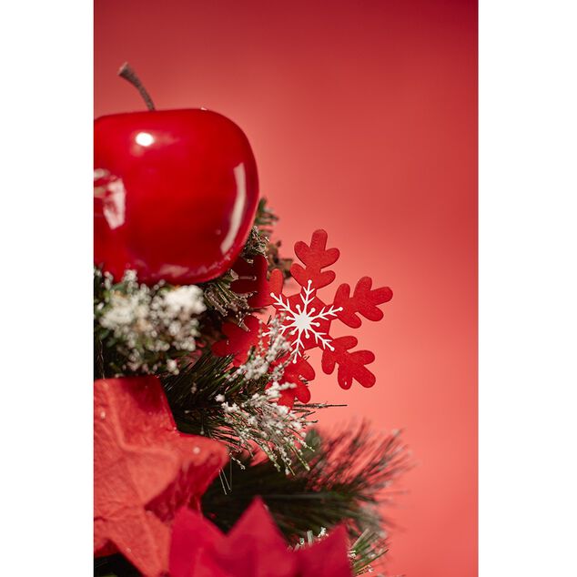 Pomme rouge &agrave; suspendre d&eacute;co No&euml;l
