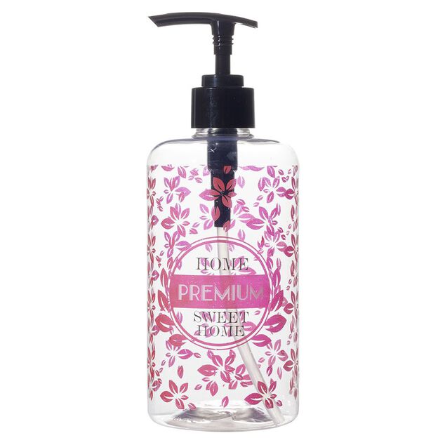 Distributeur de savon plastique imprim&eacute; 500 ml