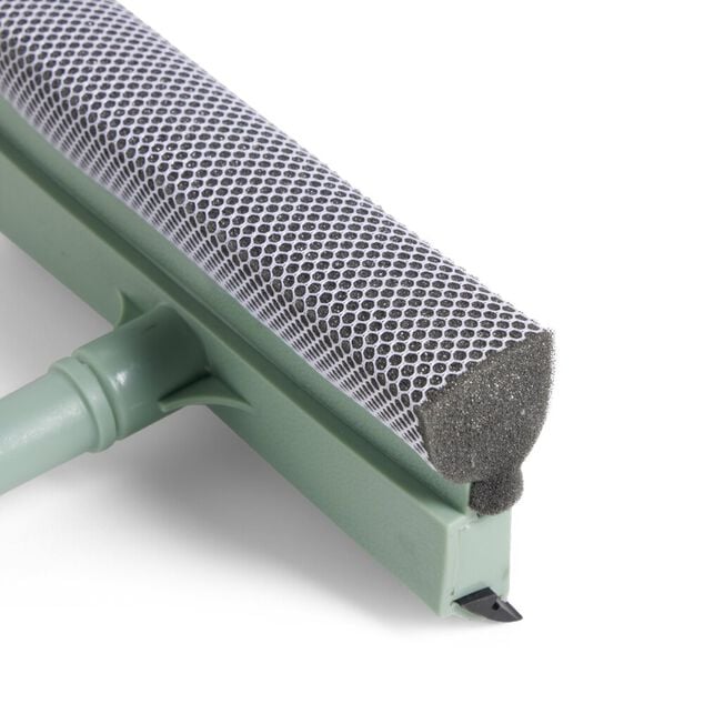 Raclette sol manche telescopique bleu