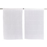 Lot de 2 vitrages 60x90cm blanc