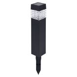 Borne solaire noire &agrave; planter