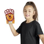 Gant plastique pour bulles de savon 14x22cm (3 modèles)