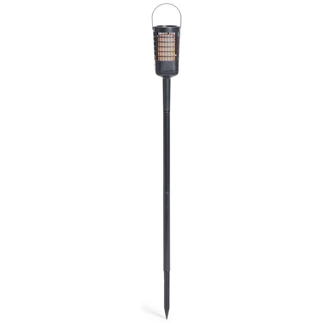 Torche solaire Gary 3en1 LED effet flamme H100cm