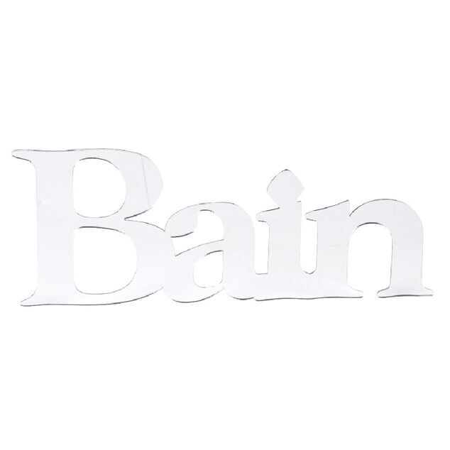 Sticker miroir acrylique argent&eacute;