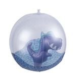 Ballon gonflable pour piscine dinosaure en plastique bleu &Oslash;35cm