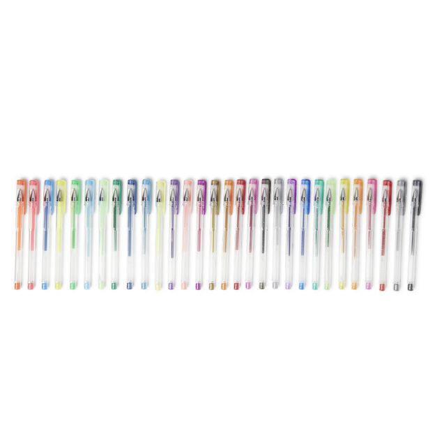 Stylo gel multicolore x30