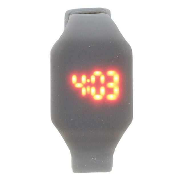 Montre touch Ultra plate bracelet silicone uni