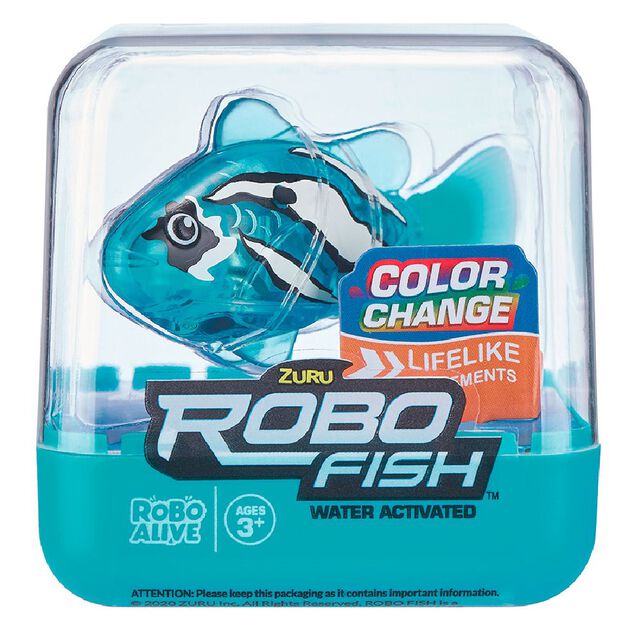 Robot poisson couleurs changeantes