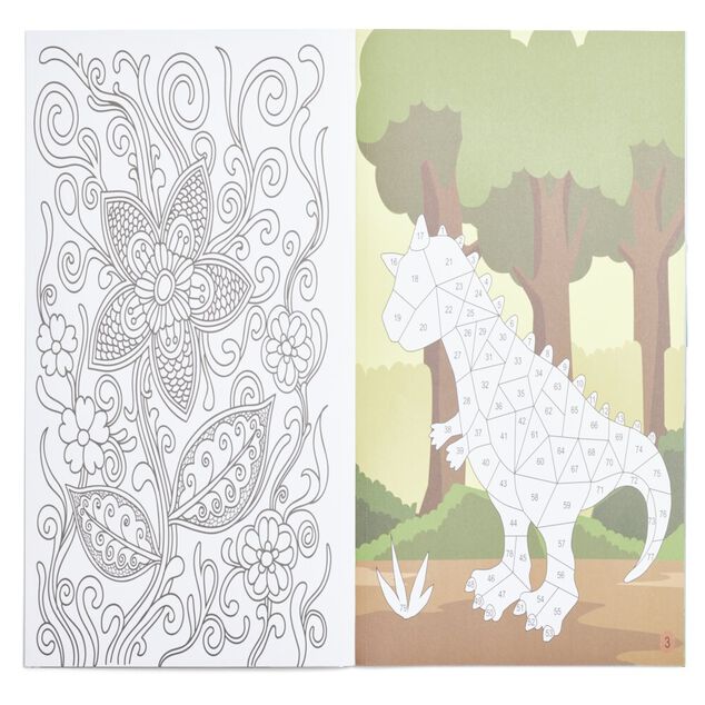 Livre de coloriage et stickers - 12 pages