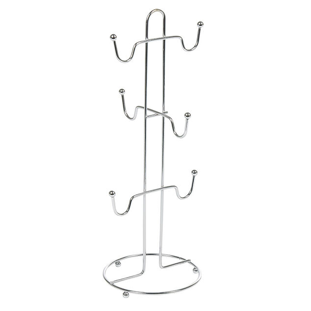 Porte tasses gris en m&eacute;tal