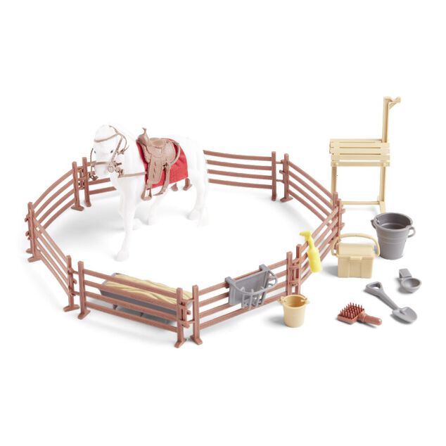 Ranch avec ses accessoires