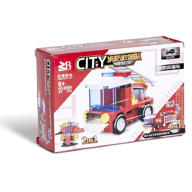 V&eacute;hicule d'urgence &agrave; construire 16 pi&egrave;ces