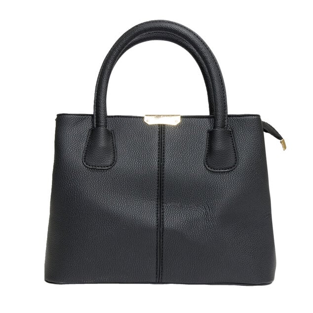 Sac &agrave; main simili petite anse et bandouli&egrave;re amovible 30x13xH22cm - 3 mod&egrave;les