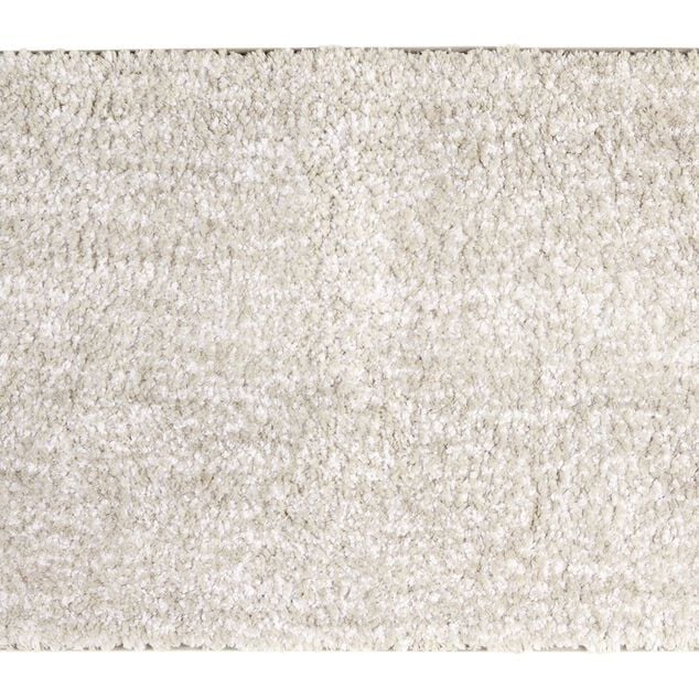 Tapis de salle de bain gris en polyester