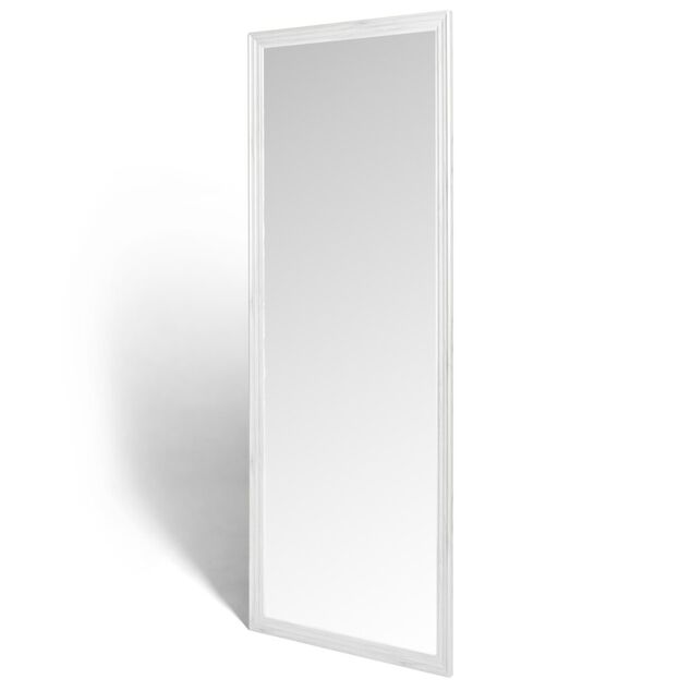 Miroir XL plastique blanc 72,5x195cm
