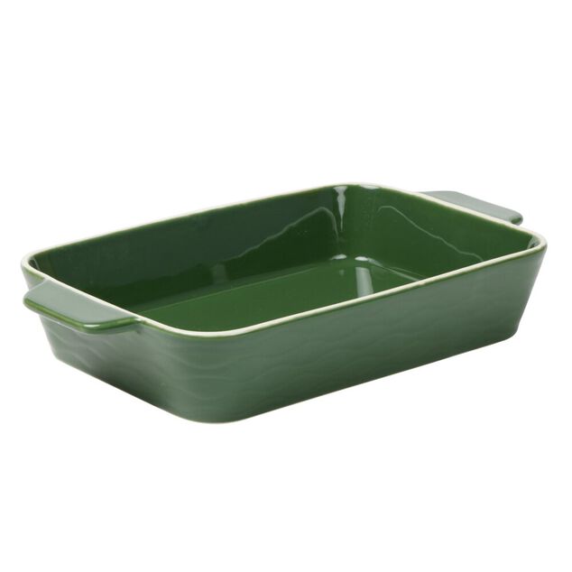 Plat &agrave; four rectangulaire c&eacute;ramique color&eacute; 19,5x32cm (3 mod&egrave;les)