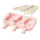 Moule à glace en silicone 3 formes démoulage hyper facile