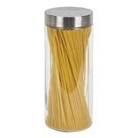 Bocal en verre avec couvercle inox - Lot de 4