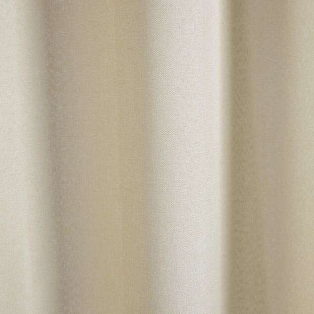 Rideau de douche effet lin 180x200cm polyester beige