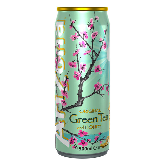 Canette boisson Arizona thé vert 50cl